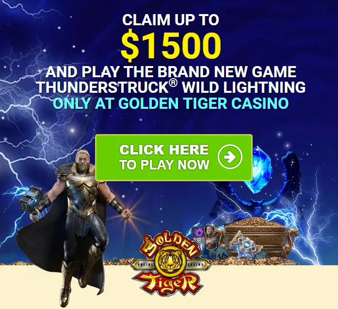 Golden Tiger Casino bonus