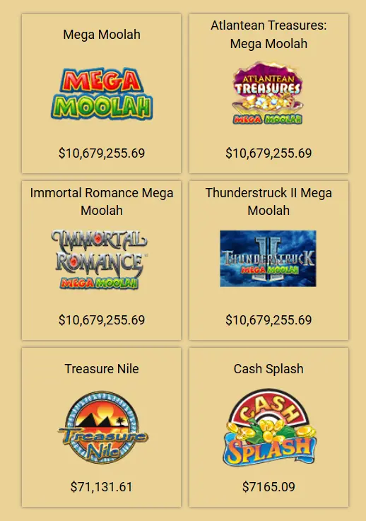Golden Tiger Casino games